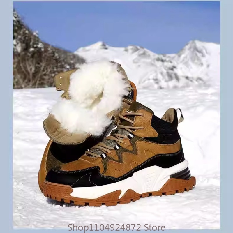 Men'S Shoes Hoka Sale - Winter Warm Wool Cotton Shoes Men's