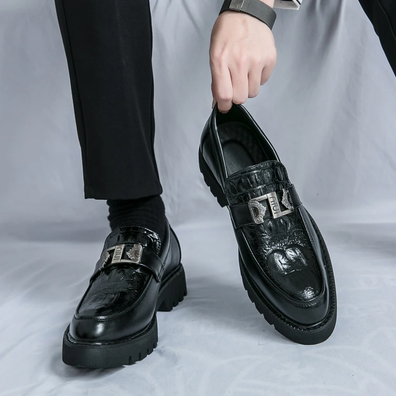 Men Shoes Prada - Mens Loafers Party Business Thick Soled