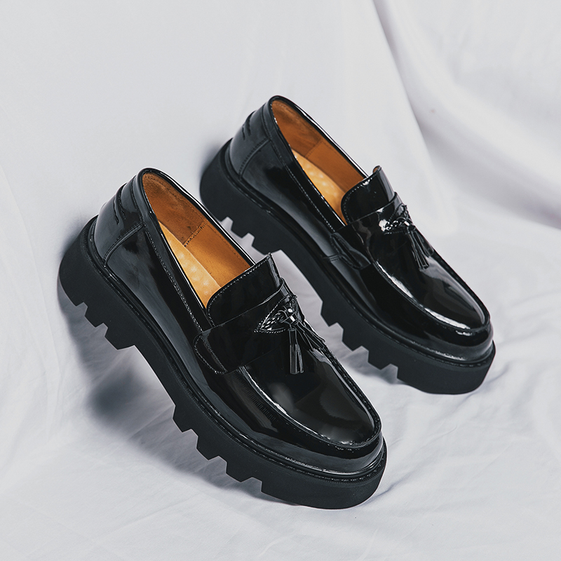 Men Shoes Prada - Large size glossy gentleman breathable leather