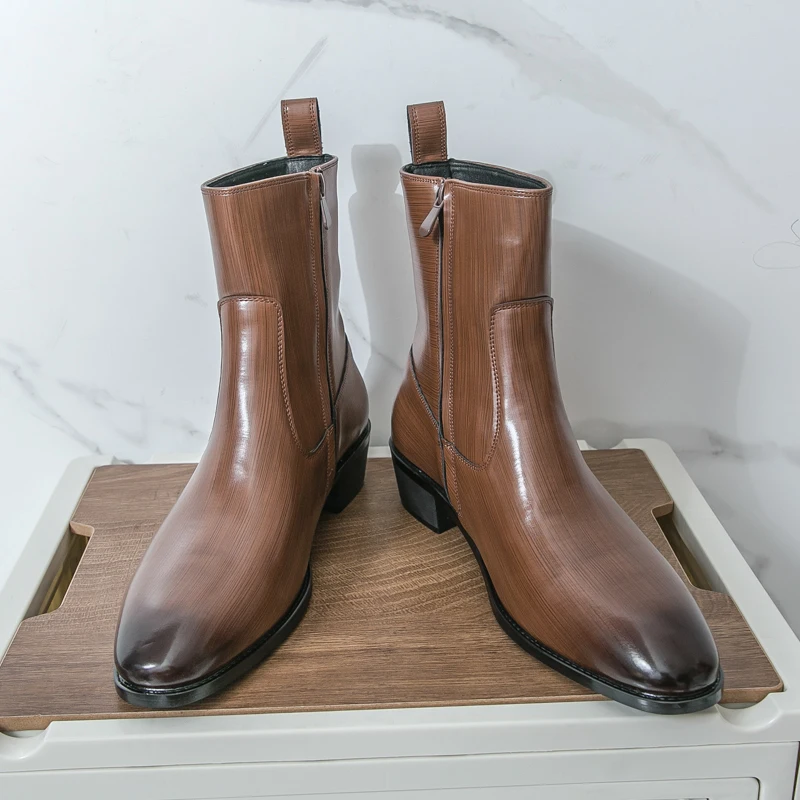 Classic Comfy Ankle Boots Bota - Men'S Shoes Business Casual review and price