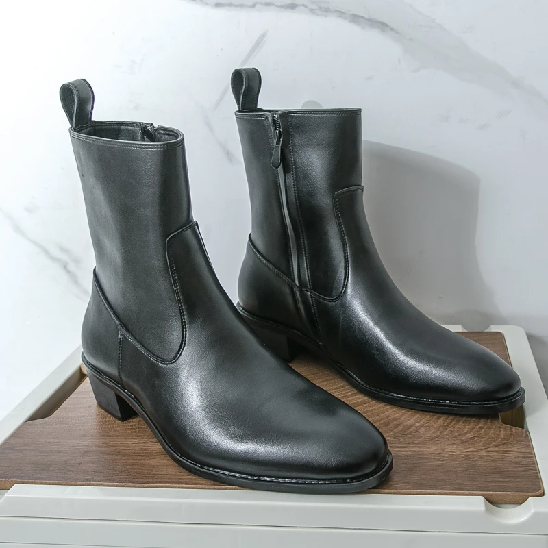 Classic Comfy Ankle Boots Bota - Men'S Shoes Business Casual review and price