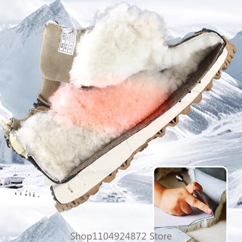 Winter Warm Wool Cotton Shoes  - Men'S Shoes Hoka Sale review and price