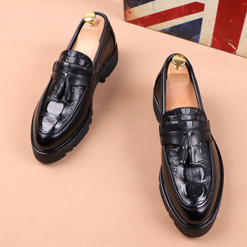 Korean style men casual busine - Men Shoes Prada review and price