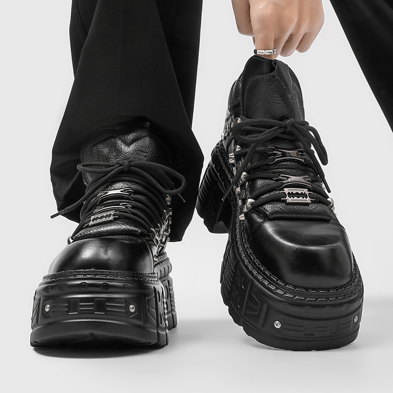 New Gothic Punk Men's Platform - Men'S Shoes With Height Increase review and price