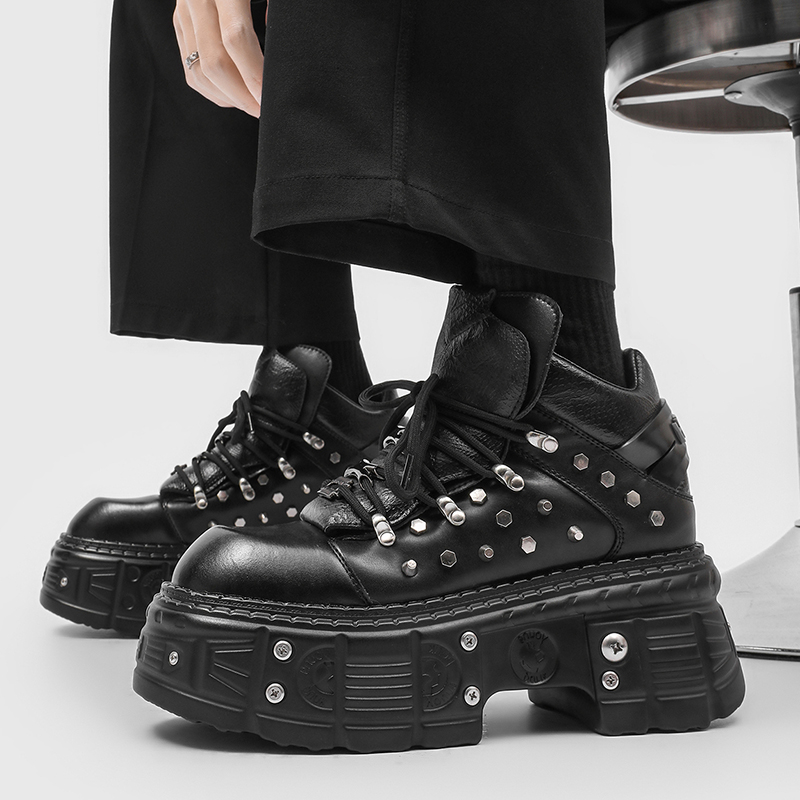 New Gothic Punk Men's Platform - Men'S Shoes With Height Increase review and price