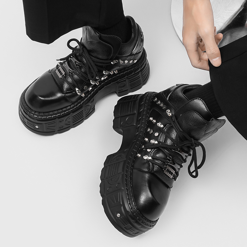 New Gothic Punk Men's Platform - Men'S Shoes With Height Increase review and price