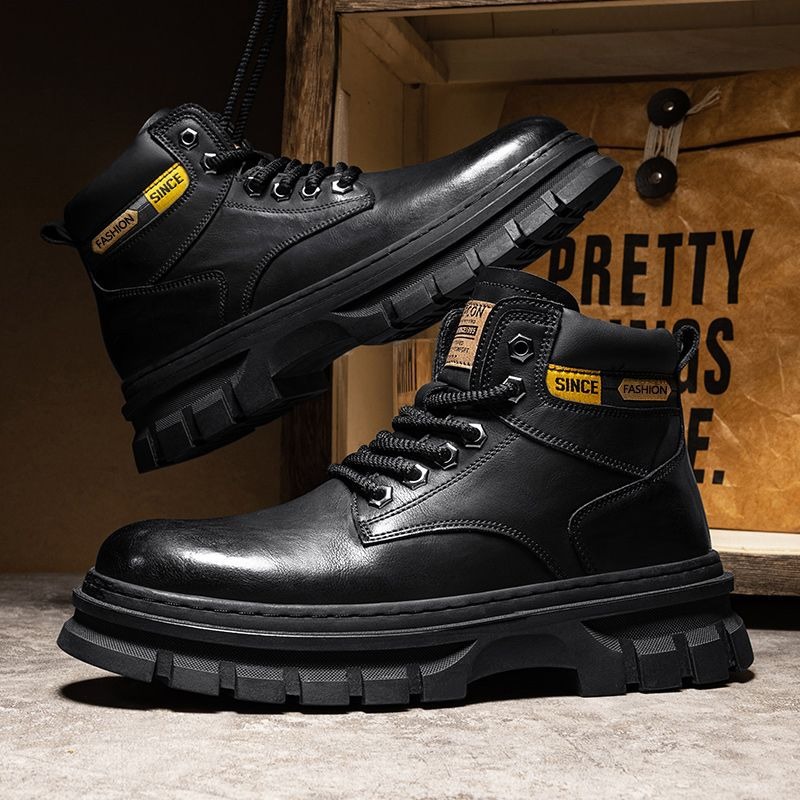 Vintage Men Platform Ankle Boo - Men'S Shoes Business Casual review and price
