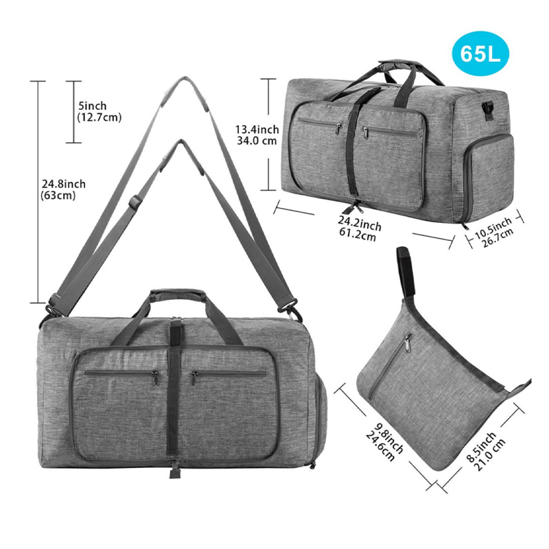 Fmeida 65L Duffle Bag with Sho - Men'S Shoes Water Resistant review and price