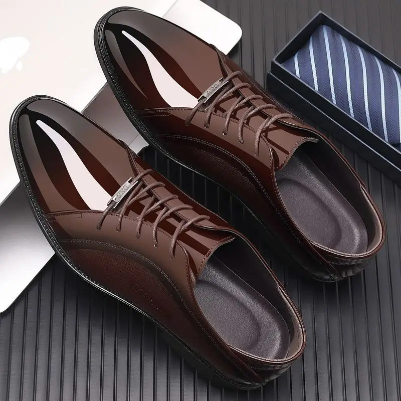 Bright Upper Black Social Shoe - Men Shoes Clearance review and price