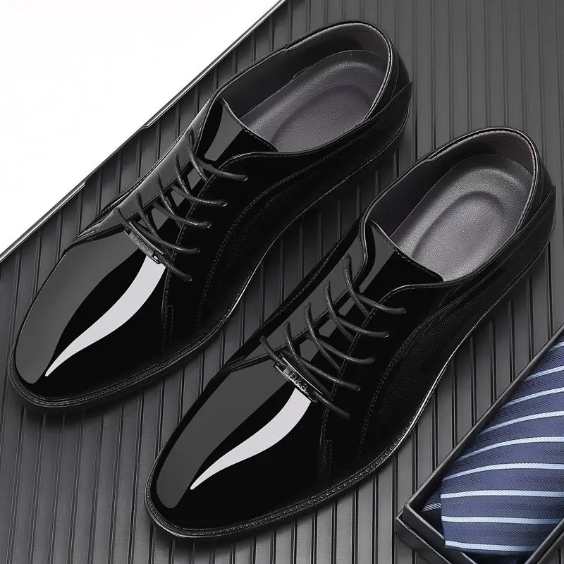 Bright Upper Black Social Shoe - Men Shoes Clearance review and price