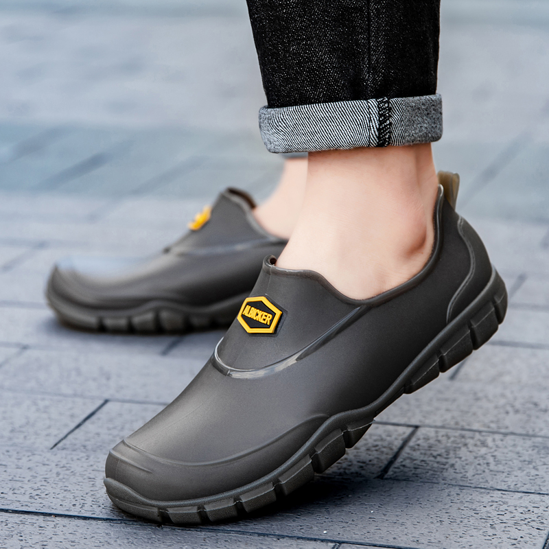 Men Slip‑on Low‑cut Rain Boots - Men'S Shoes Water Resistant review and price