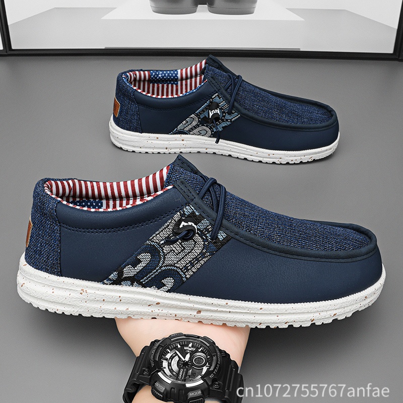 Hot Sale Blue/Black Men Loafer - Men'S Shoes For Sale review and price