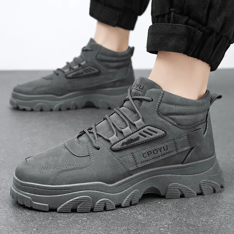 Ankle Boots Men's Shoes Spring - Men'S Shoes With Height Increase review and price
