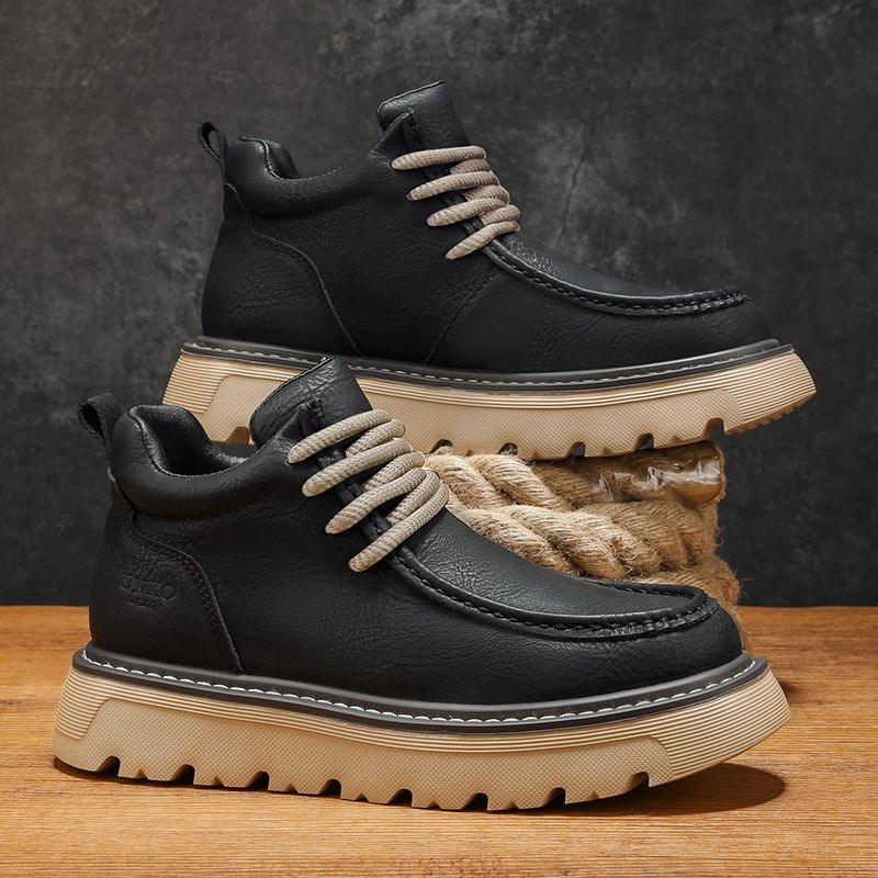Men Winter Chelsea Boots Briti - Men'S Shoes With Height Increase review and price