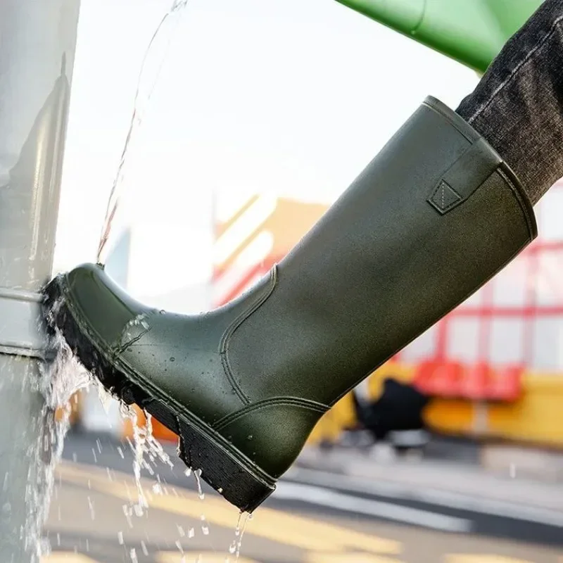 Rain Boots for Men Gum Fishing - Men'S Shoes Water Resistant review and price