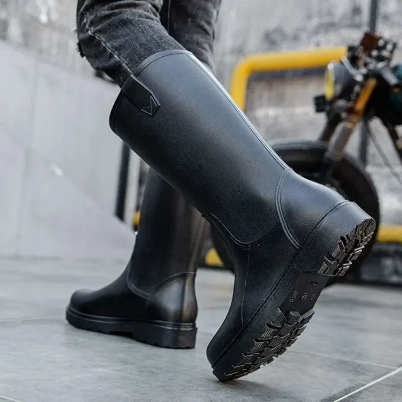 Rain Boots for Men Gum Fishing - Men'S Shoes Water Resistant review and price