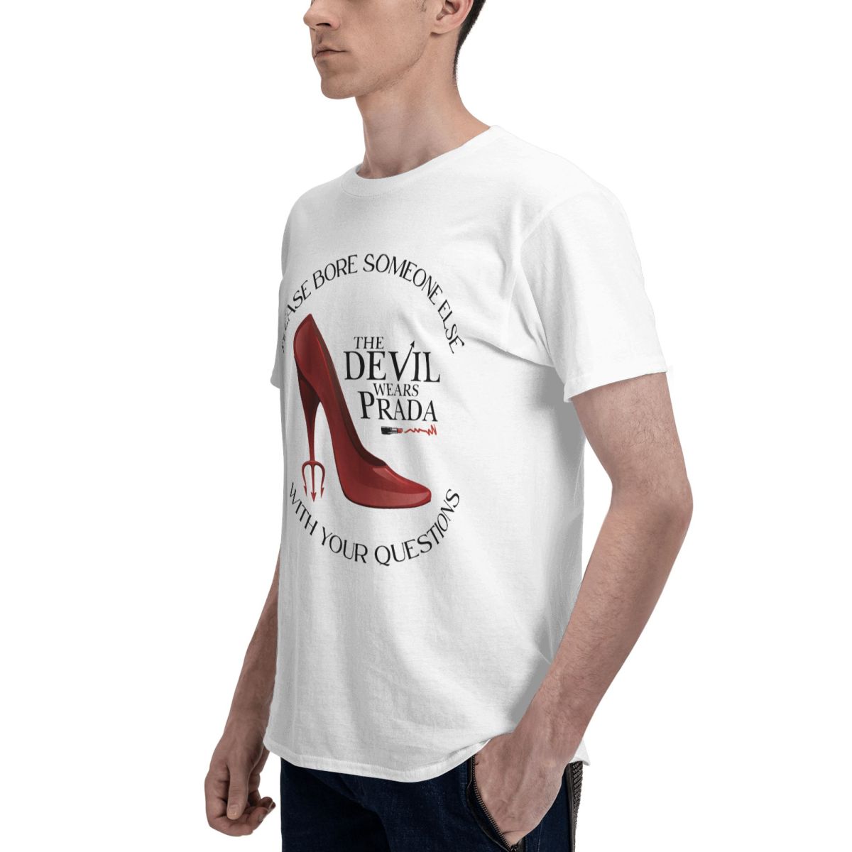 Men Red High Heel Shoe The Dev - Men Shoes Prada review and price