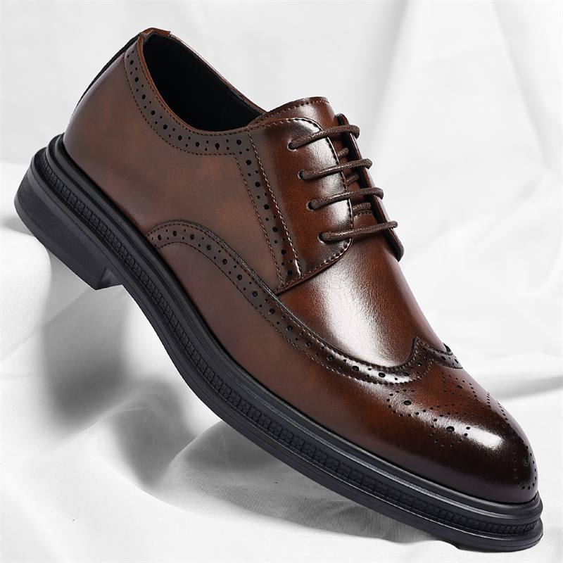 Men's Brogue Leather Shoes Fas - Men Shoes Uk review and price