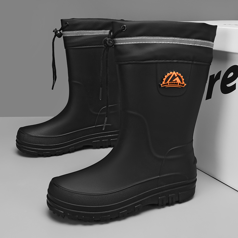 Men's Mid-Calf Drawstring Work - Men'S Shoes Water Resistant review and price