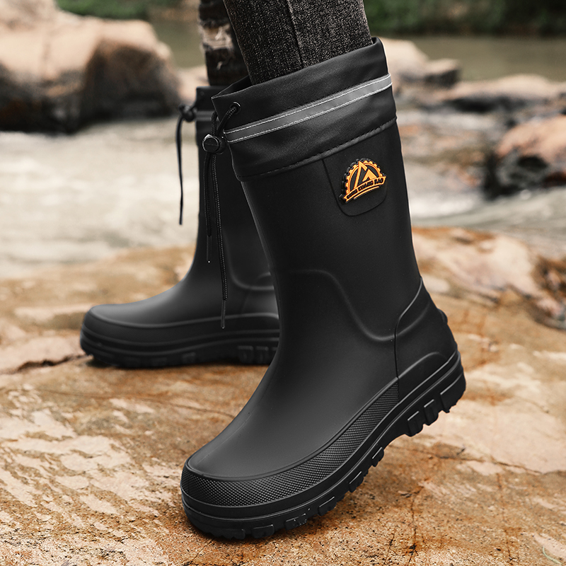 Men's Mid-Calf Drawstring Work - Men'S Shoes Water Resistant review and price