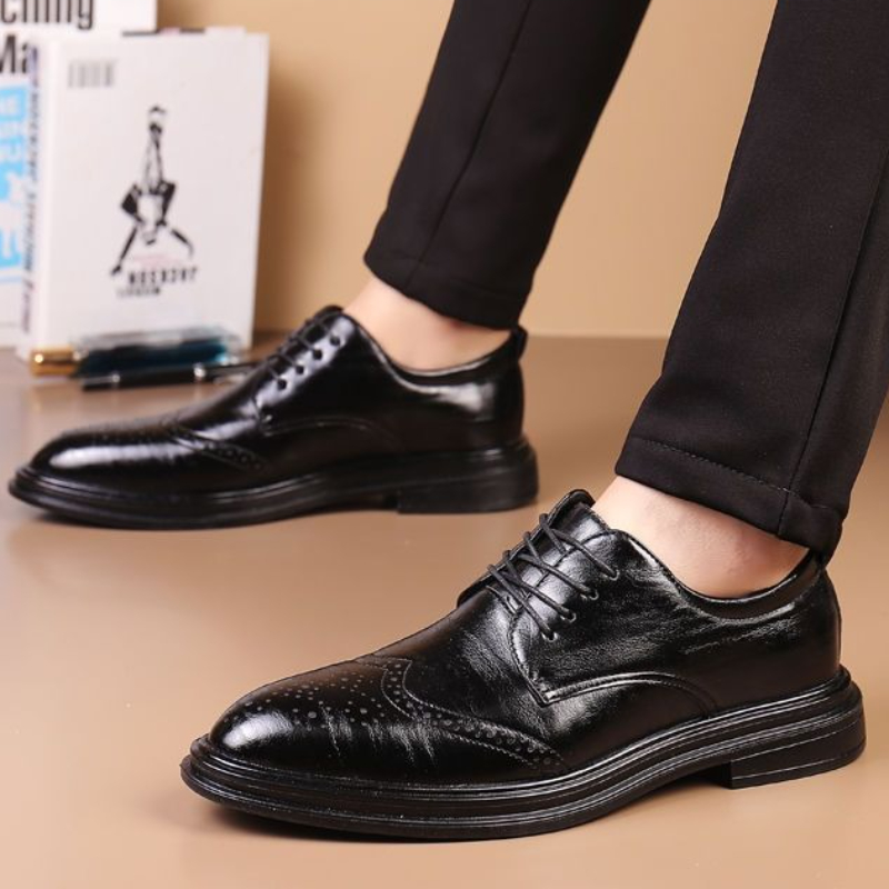 Solid Color Black Spring Autum - Men Shoes Clearance review and price