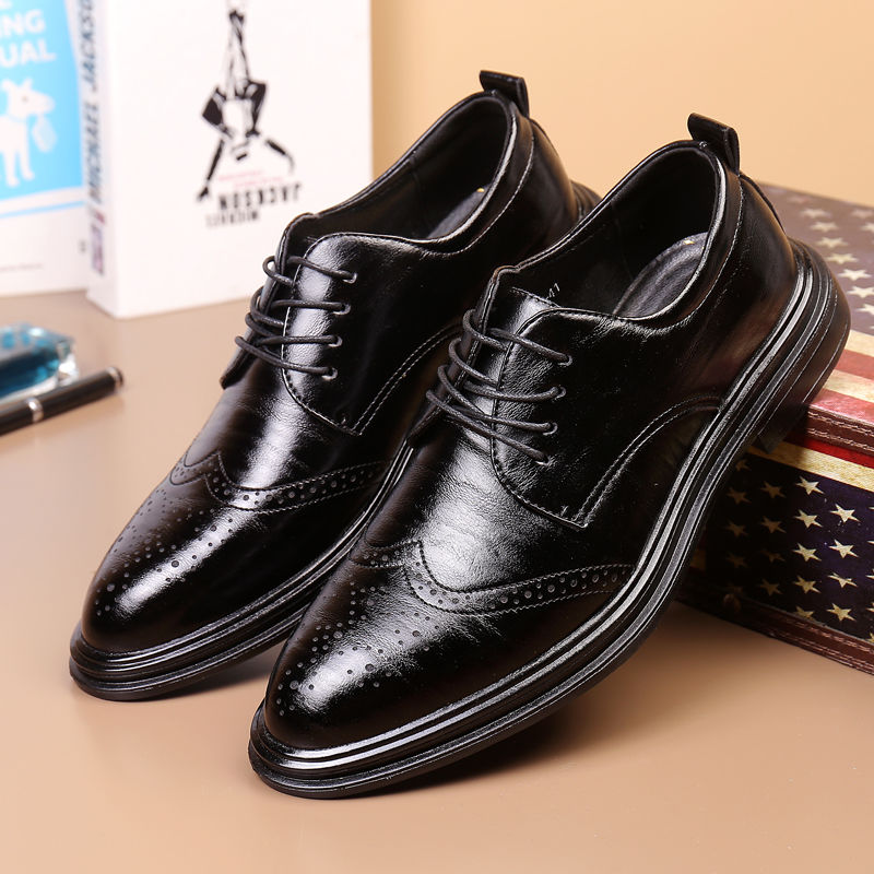 Solid Color Black Spring Autum - Men Shoes Clearance review and price