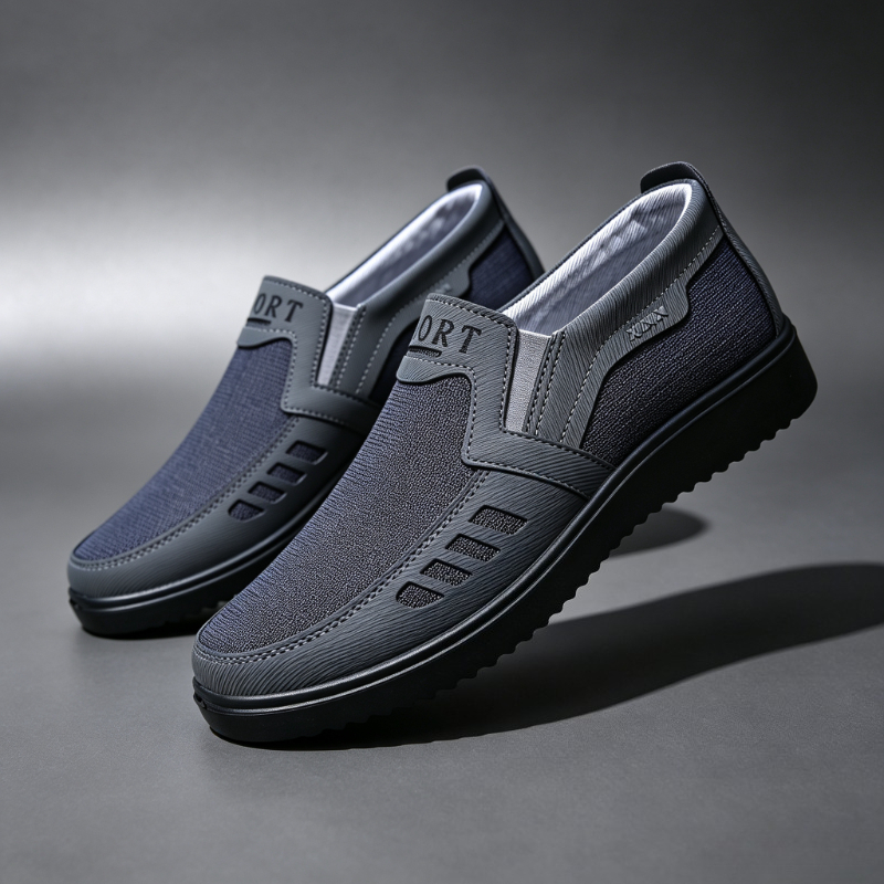 Men Slip‑On Canvas Loafers Bre - Men'S Shoes Business Casual review and price